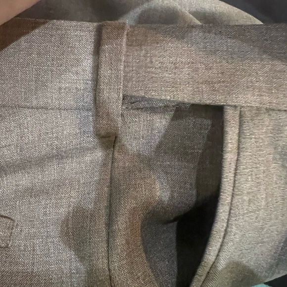 Louis Raphael ROSSO 34 x 30 Men's Flat Front Wool Blend Dress Pant w/ Comfort - Picture 6 of 9